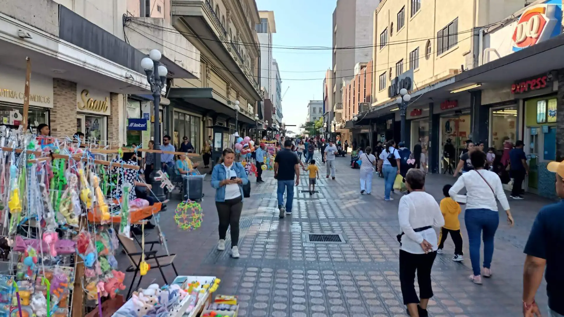 Centro de Tampico lució llena estas vacaciones